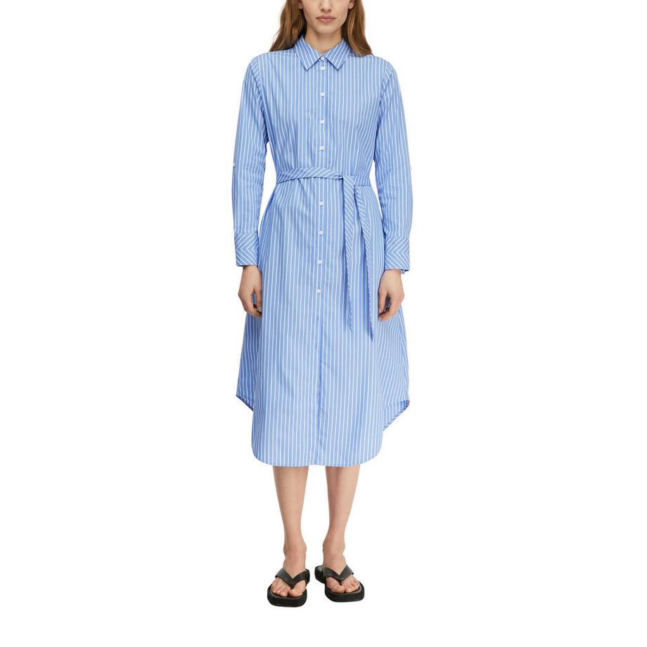 Comma Robe chemise rayée avec ceinture  