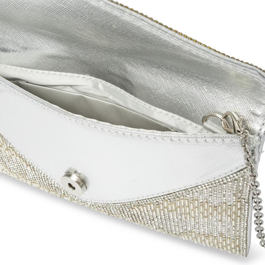 Manor Woman Clutch mit Pailletten und Strass  