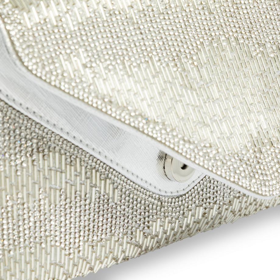 Manor Woman Clutch mit Pailletten und Strass  