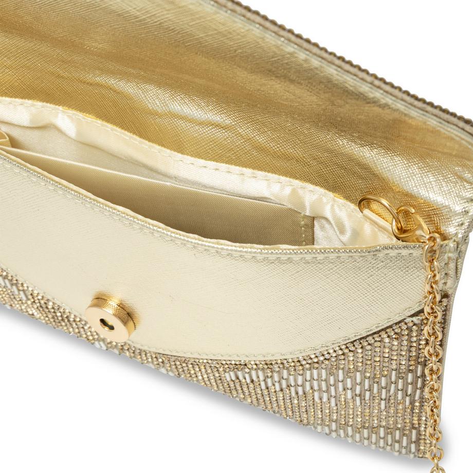 Manor Woman Pochette avec Paillettes et Strass  