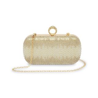 Manor Woman Clutch con Paillettes e Strass  