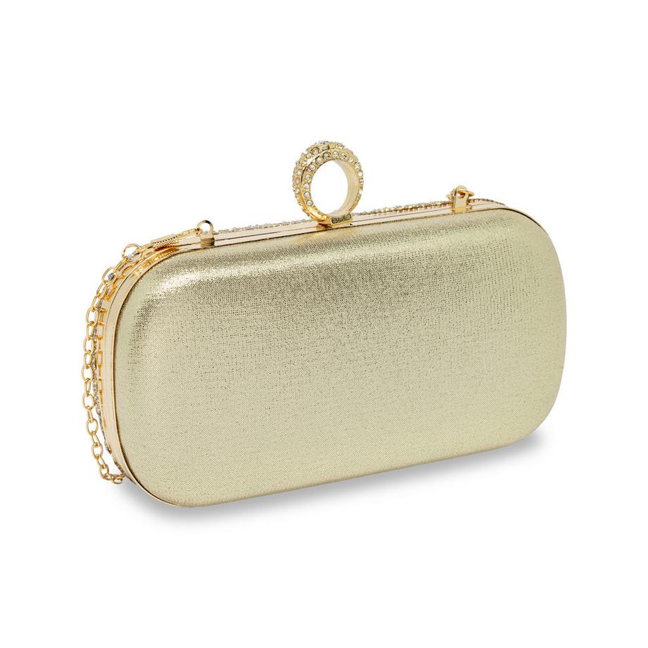 Manor Woman Clutch con Paillettes e Strass  