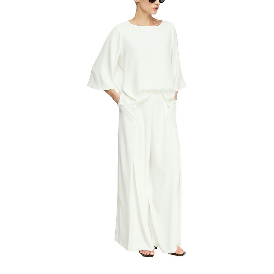 Comma Pantalon Large Taille Haute  