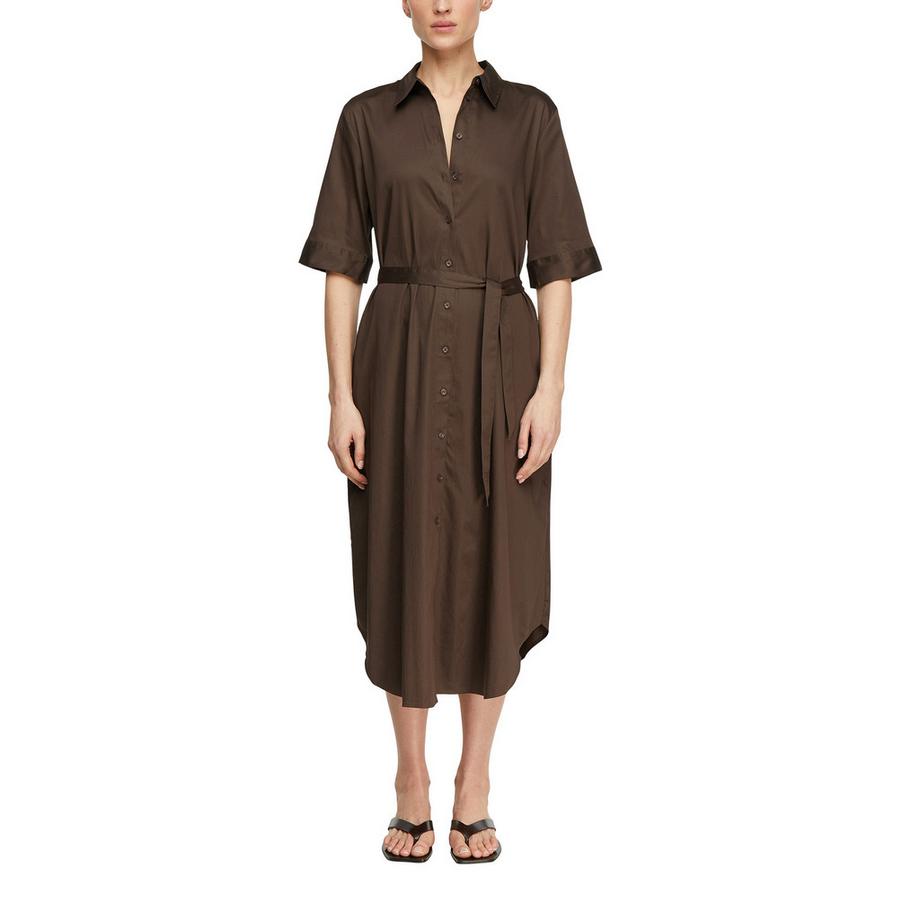 Comma Vestito camicia con cintura e maniche corte  