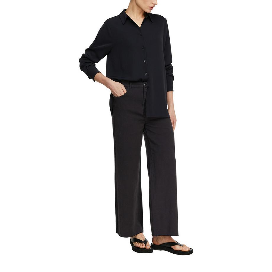 Comma Jeans à jambes larges avec ourlet brut  