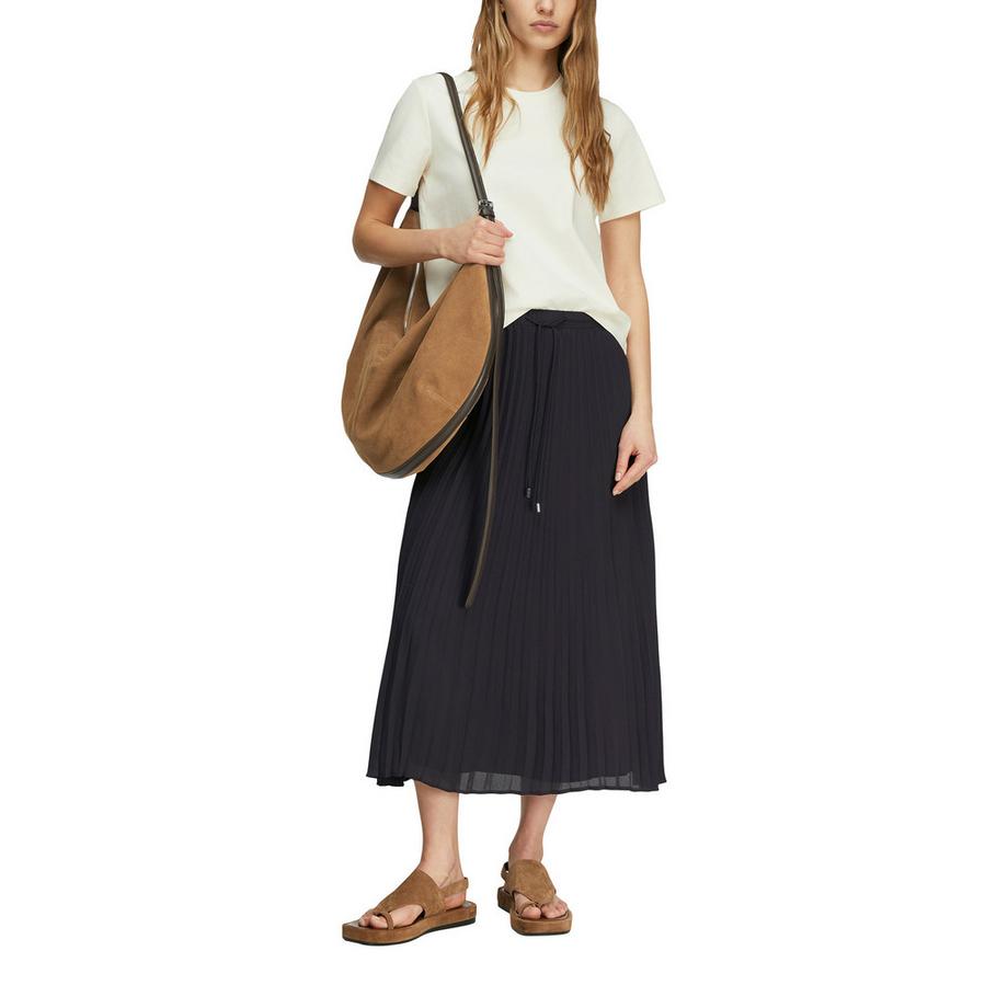 Comma Gonna Midi Plissettata  