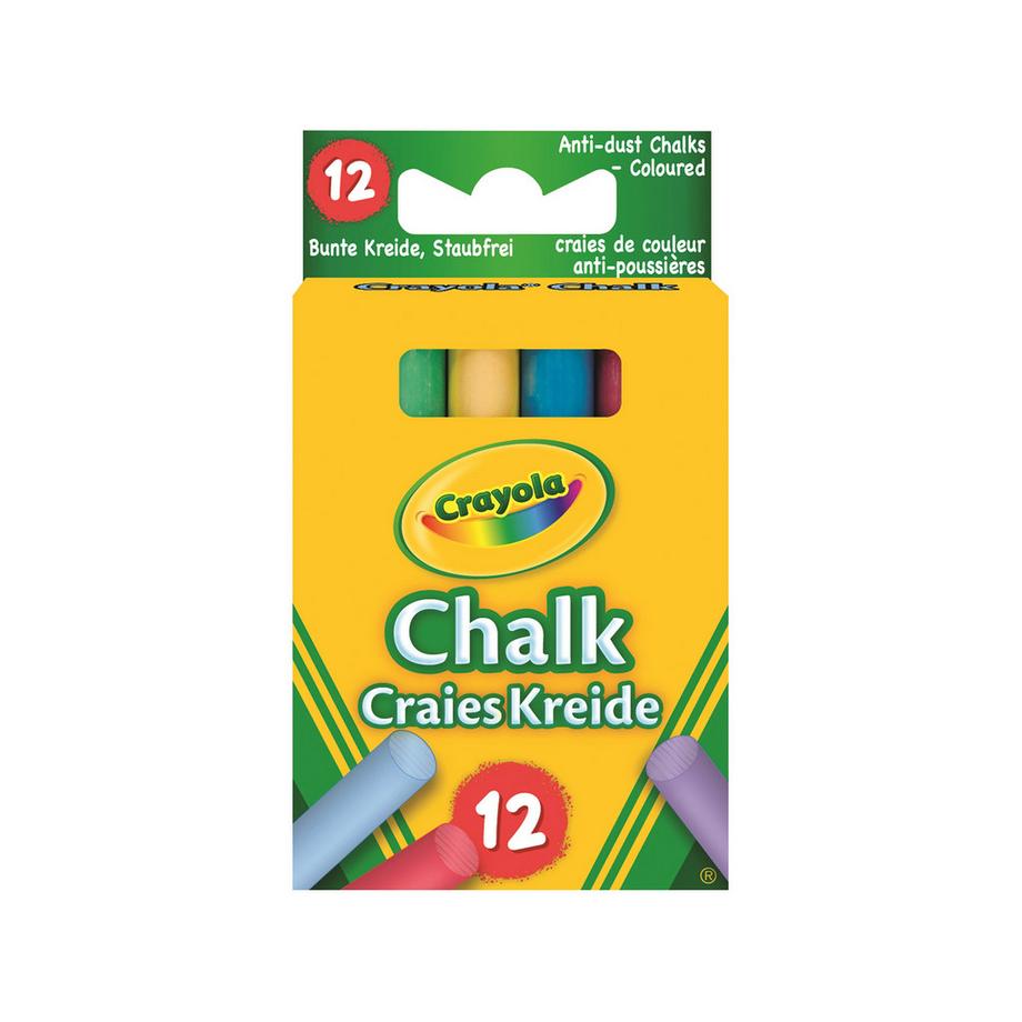 Craies de couleur, 12 pièces
