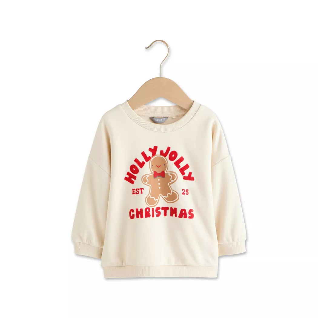Next - Sweatshirt, 2-3A, Ecru 2