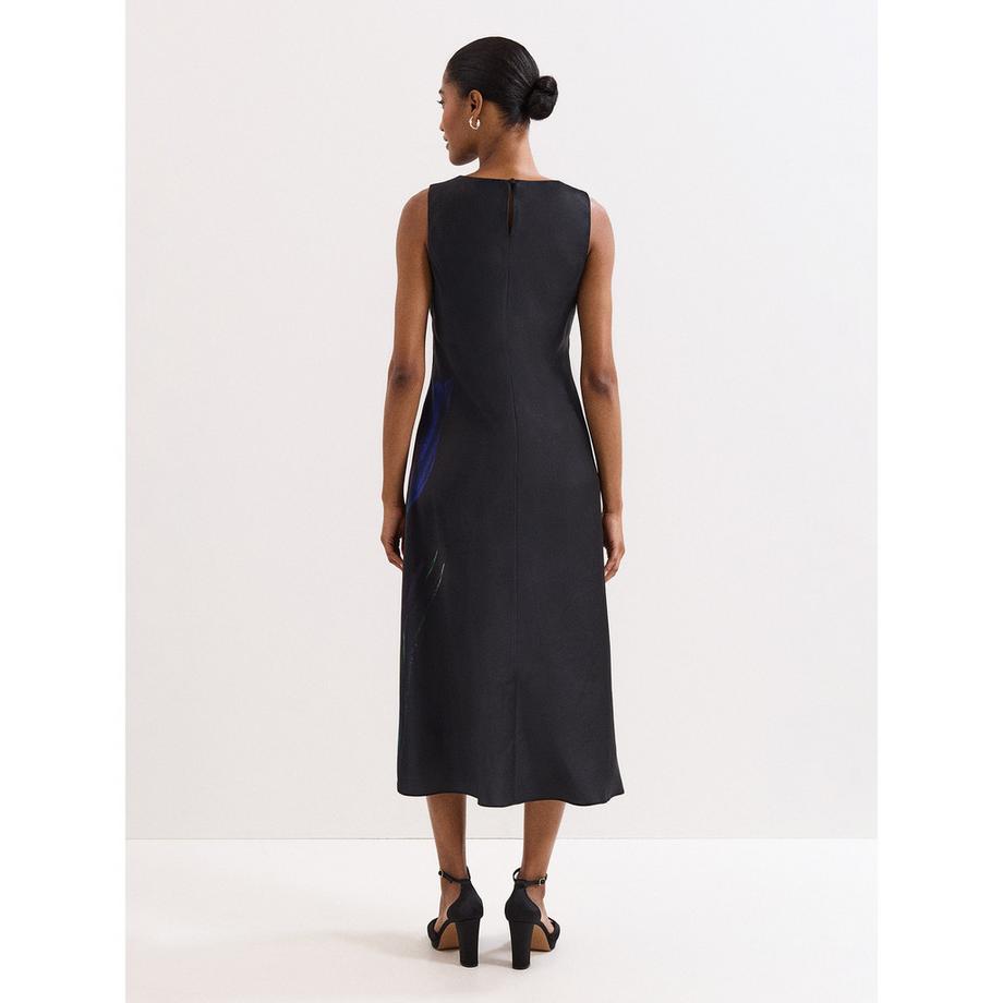 Phase Eight Felicity Robe Midi Sans Manches à Imprimé Abstrait  