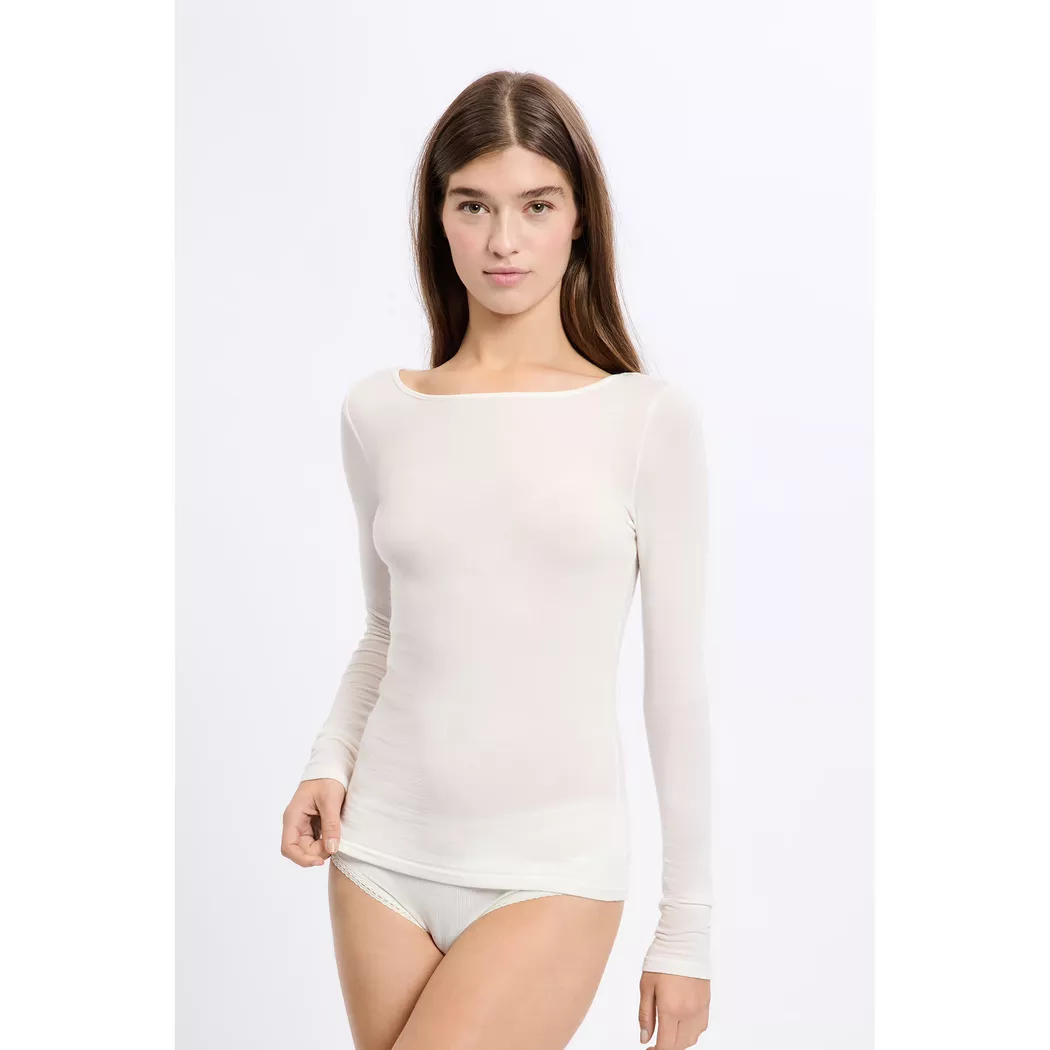 Etam - T-Shirt, für Damen, Ecru Größe XL