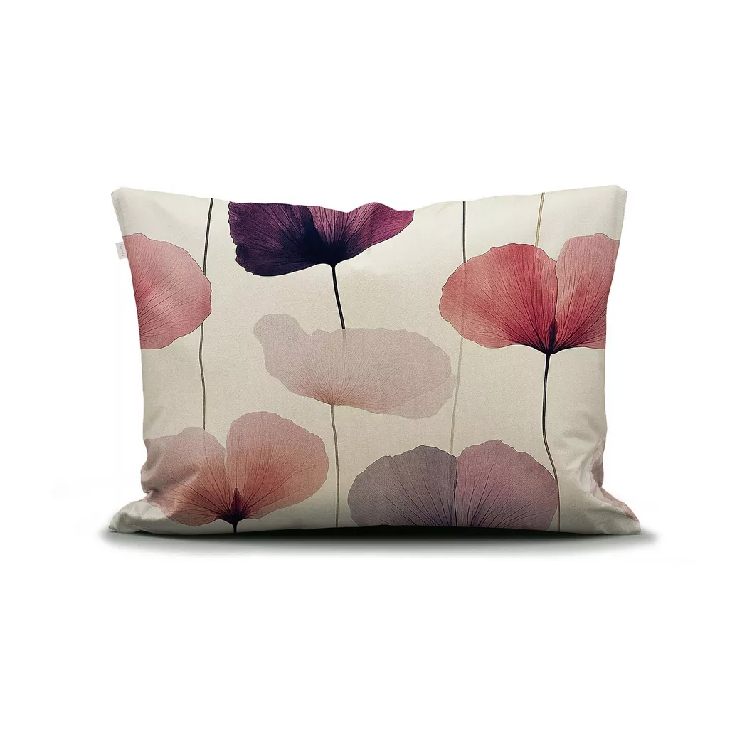 ESSENZA - Kissenbezug, Kati Kissenbezug mit Blumenmuster, 50 x 70 cm, Vanilla