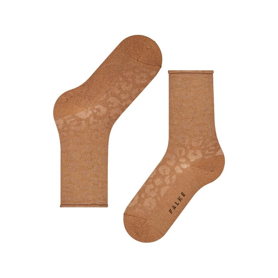 FALKE Shiny Special Edition Leoparden Socken  
