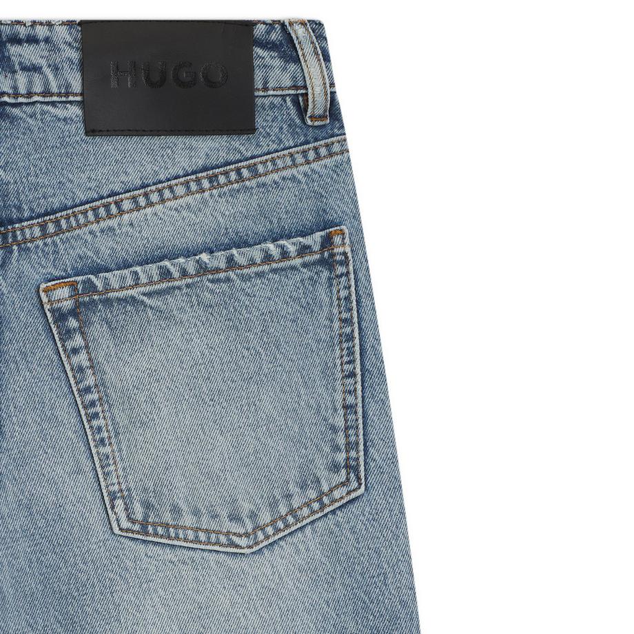 HUGO Jeans High Rise Gamba Dritta Lavaggio Chiaro  