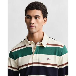 GANT Pull Polo Rayé Manches Longues  