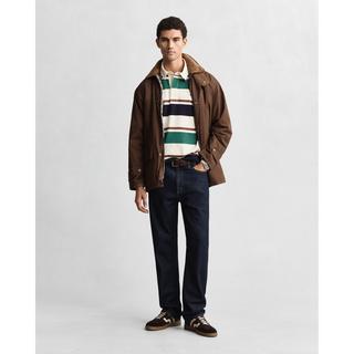 GANT Pull Polo Rayé Manches Longues  