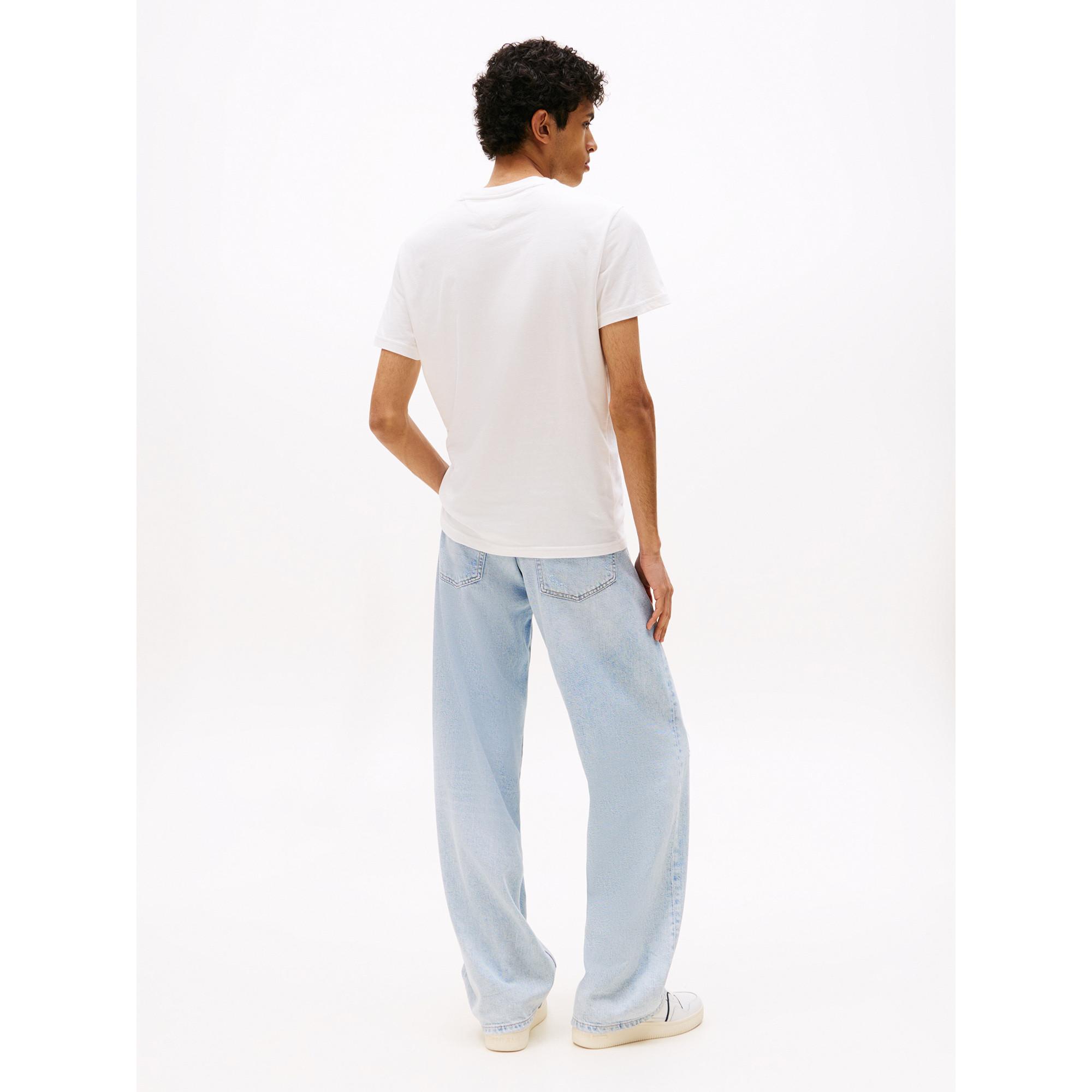 TOMMY JEANS T-shirt Slim Fit con Grafica Bandiera  