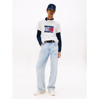 TOMMY JEANS T-shirt Slim Fit con Grafica Bandiera  