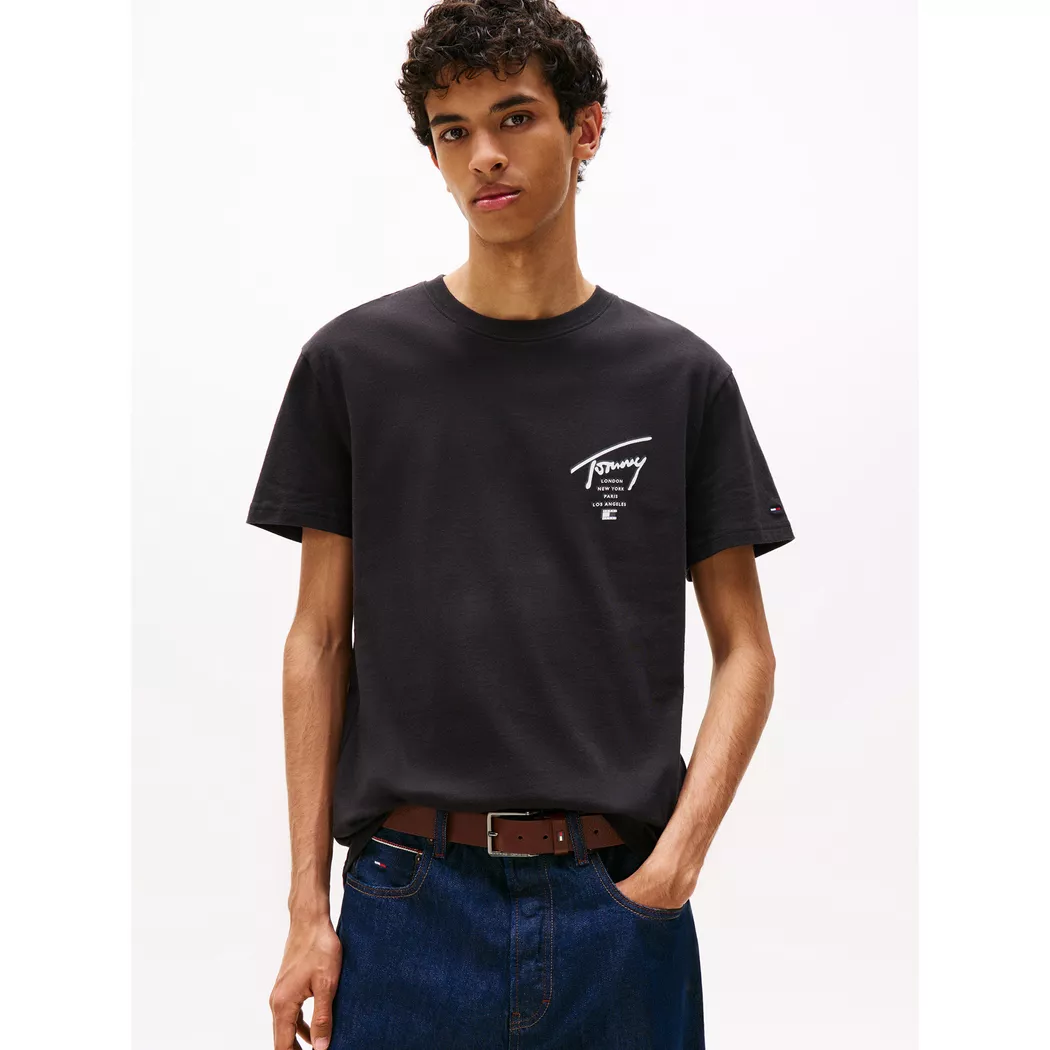 Tommy Jeans - T-Shirt, für Herren, Black, Größe XL