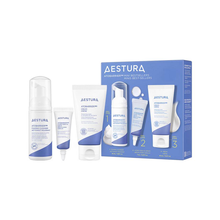 Aestura  ATOBARRIER365 Pelli sensibili - Discovery kit bestseller formato viaggio 