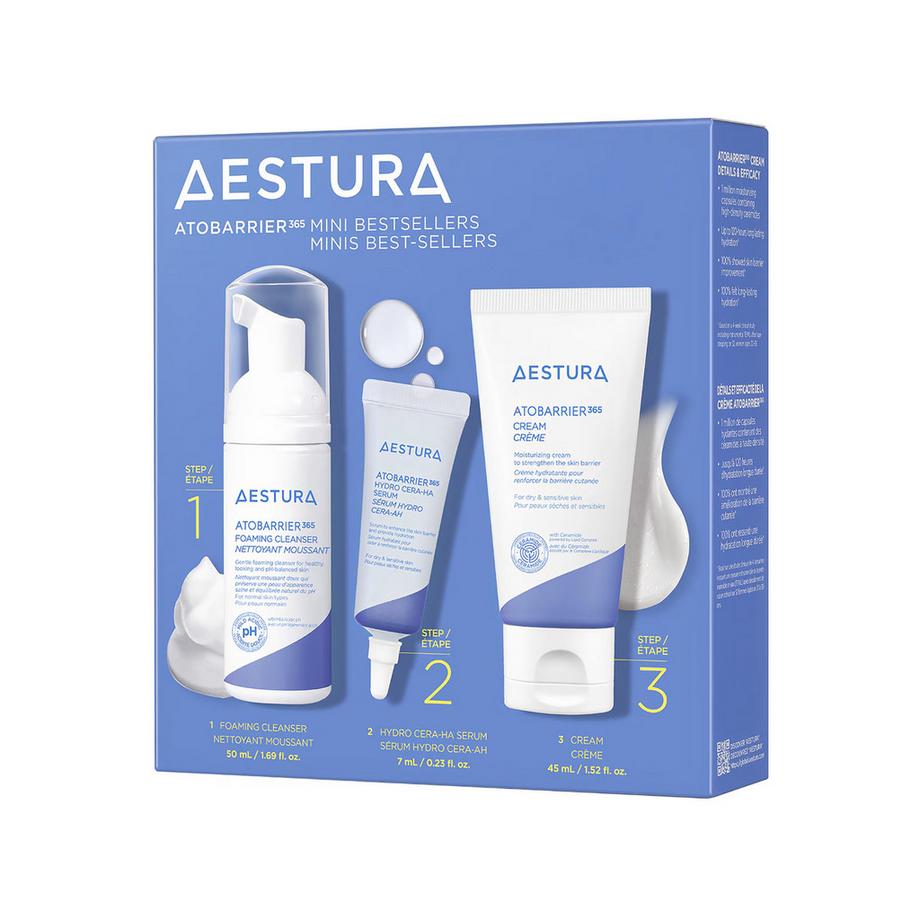 Aestura  ATOBARRIER365 Pelli sensibili - Discovery kit bestseller formato viaggio 