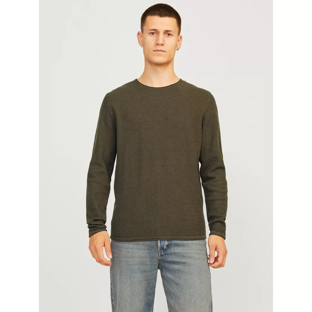 Jack & Jones Pull Summer Dusty Olive S Homme 2
