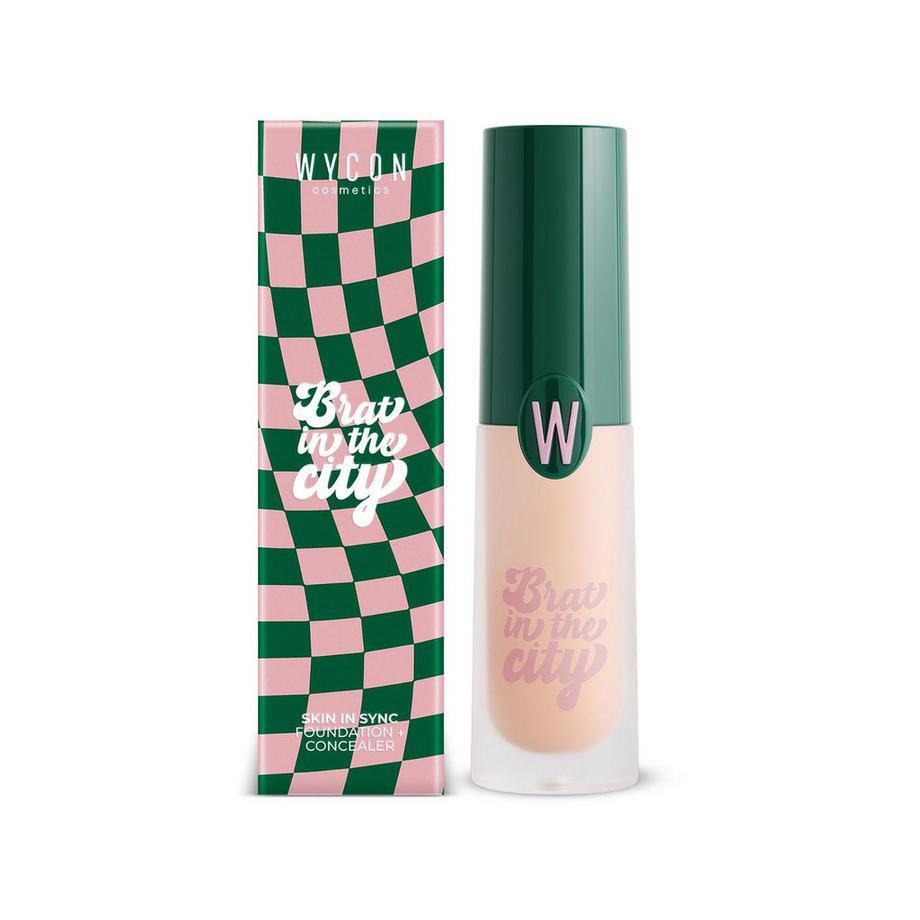 WYCON  Skin In Sync - Foundation + Concealer als leuchtende Make-up-Basis mit natürlichem Effekt 