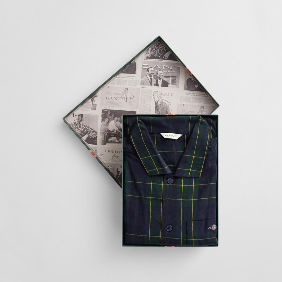 GANT Flanell Pyjama Set Kariert  
