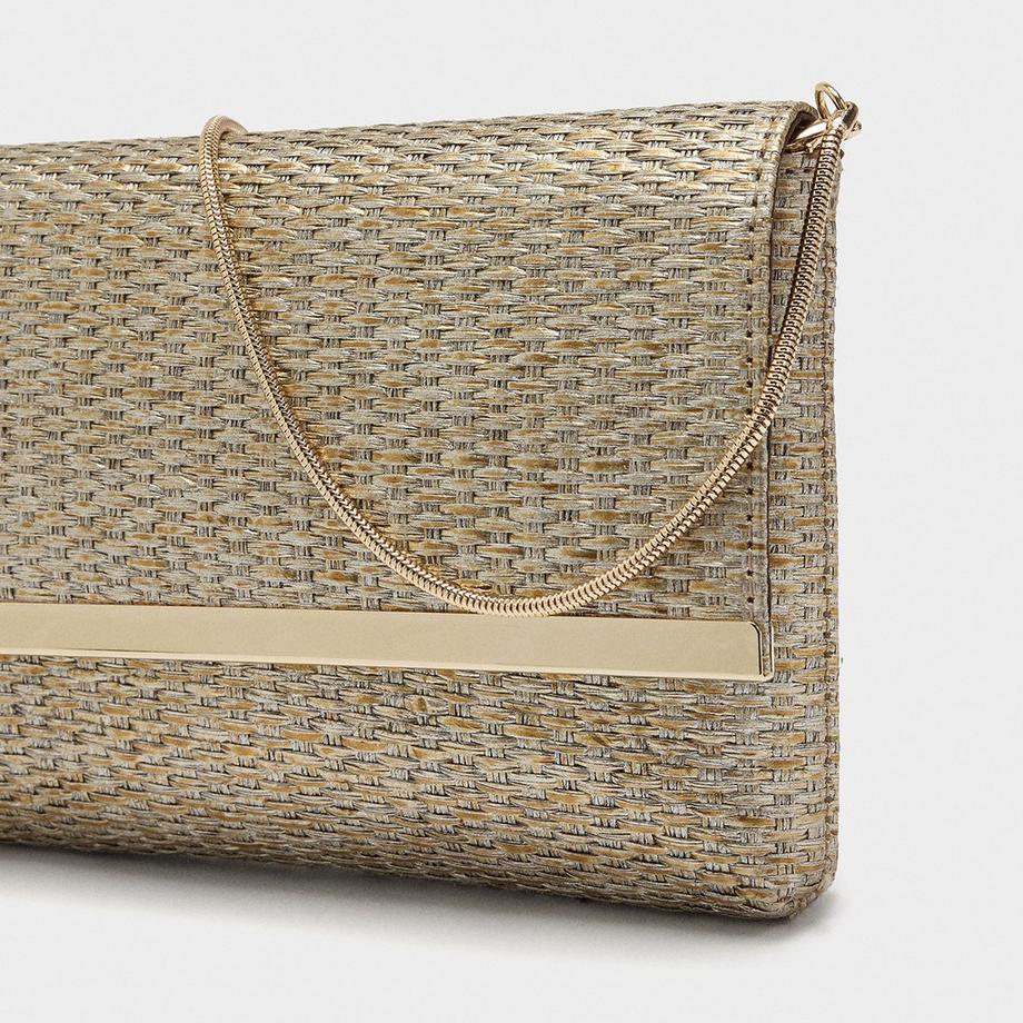 Parfois Pochette Tissée Bandoulière Chaîne  