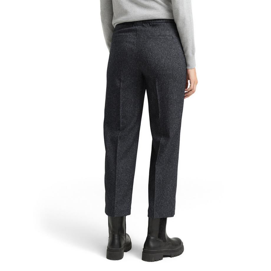 TOM TAILOR Cropped Melierte Hose  