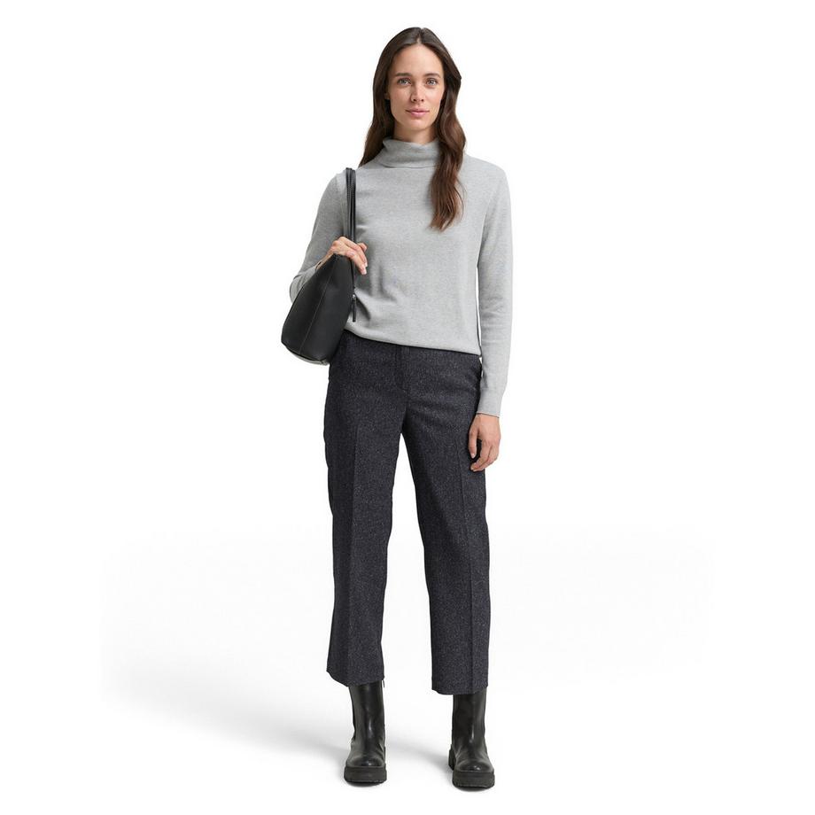 TOM TAILOR Cropped Melierte Hose  