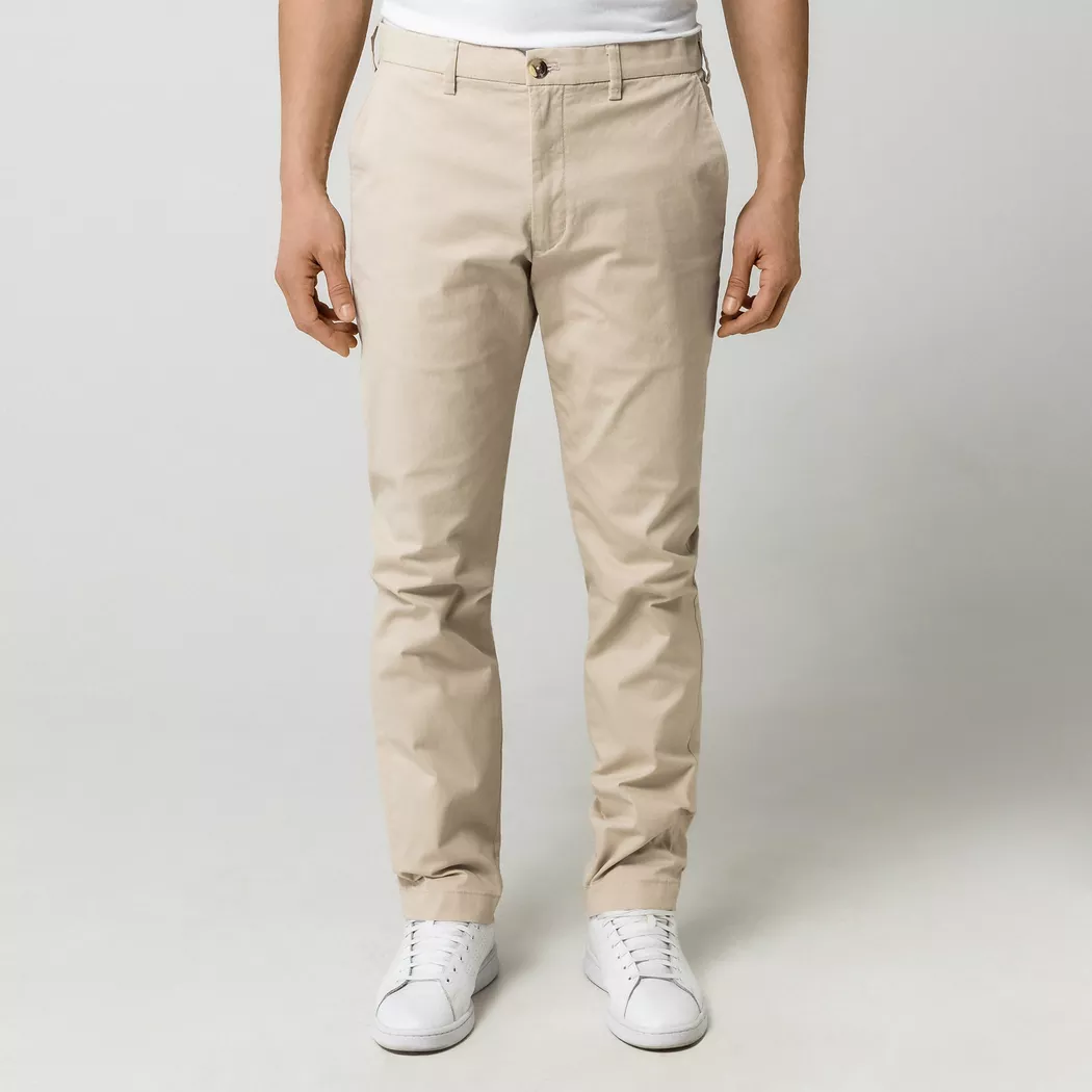 Manor Man - Chinohose, Slim Fit, für Herren, Beige Größe W38/L32