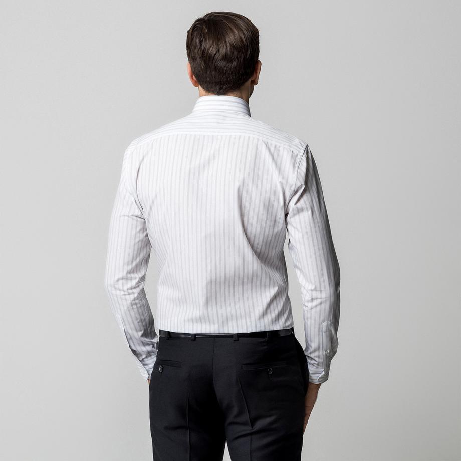 Manor Man Camicia Business Uomo A Righe Maniche Lunghe Regular Fit  