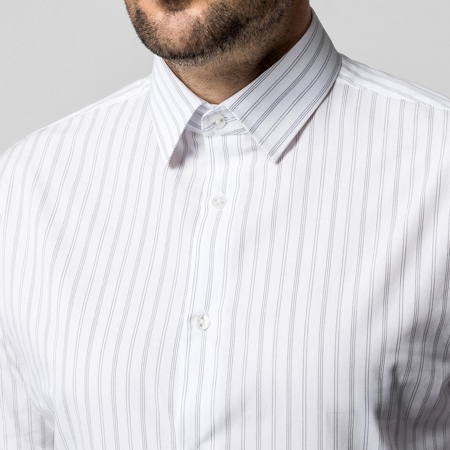 Manor Man Camicia Business Uomo A Righe Maniche Lunghe Regular Fit  
