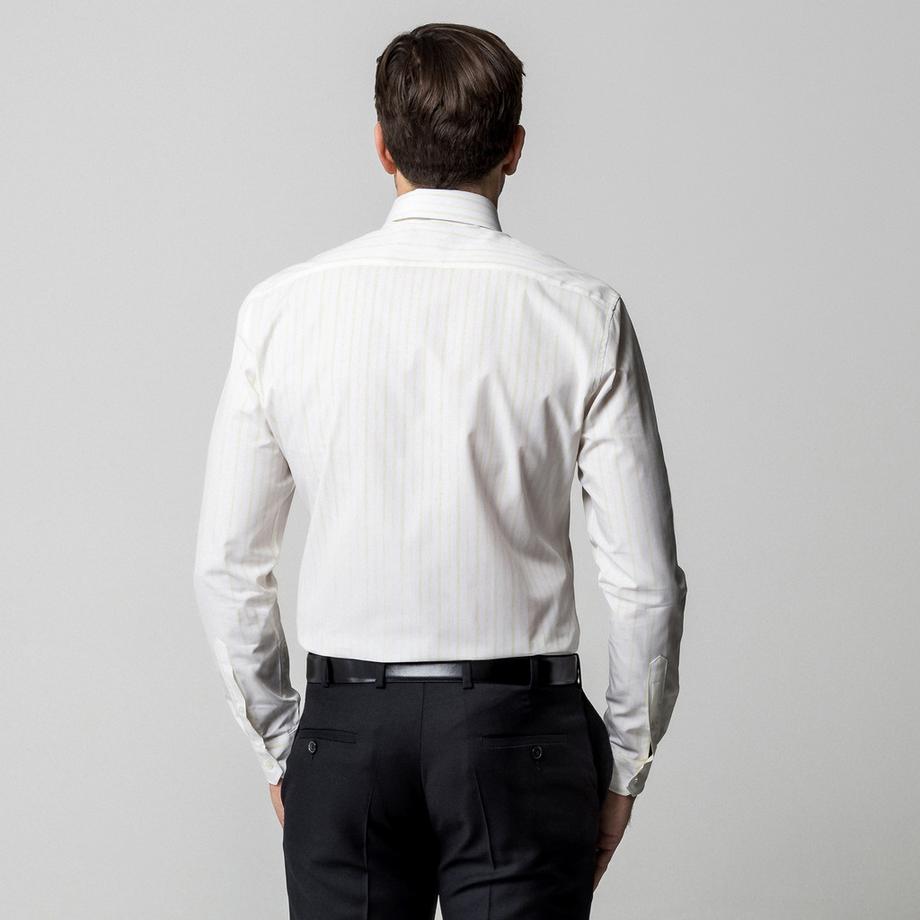 Manor Man Herren Gestreiftes Langarm Business Hemd Regular Fit  