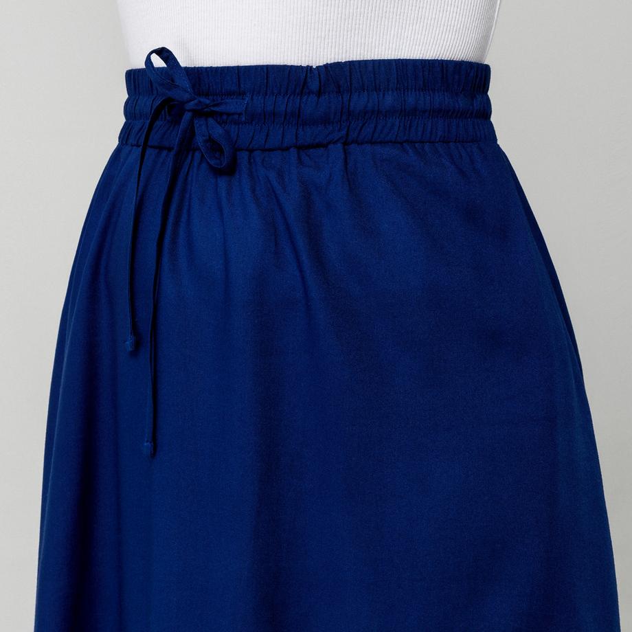 Manor Woman Jupe Midi Taille Cordon de Serrage  