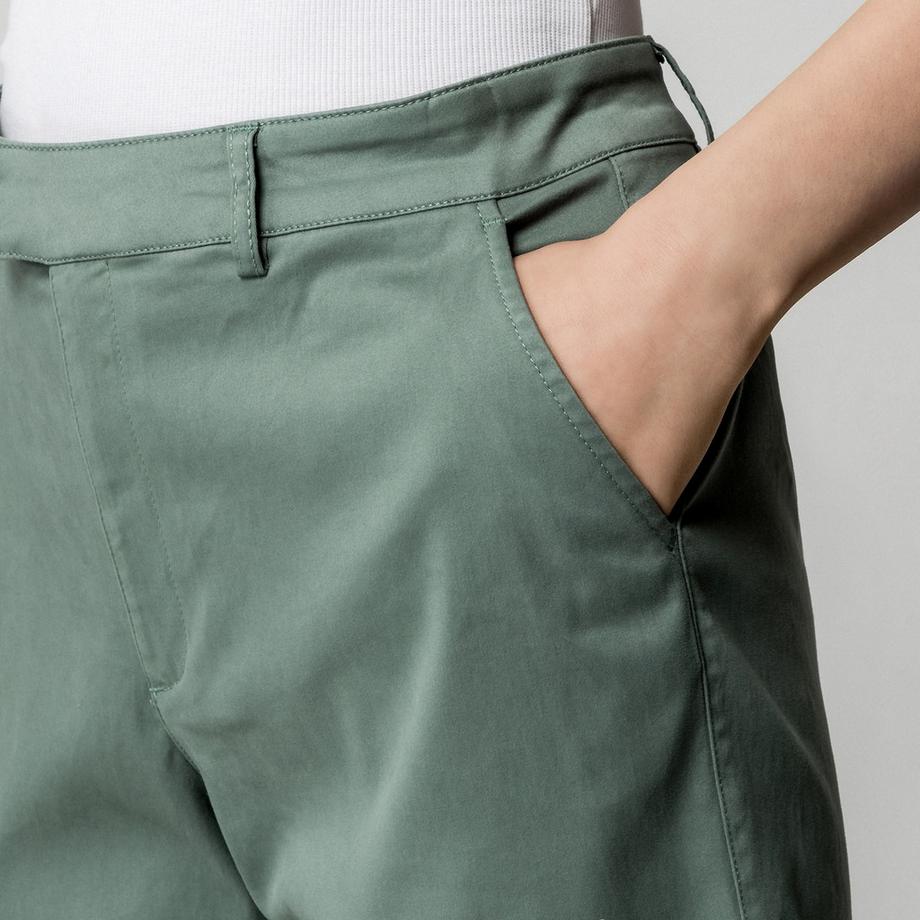 Manor Woman Short Femme à Ourlet Roulé  