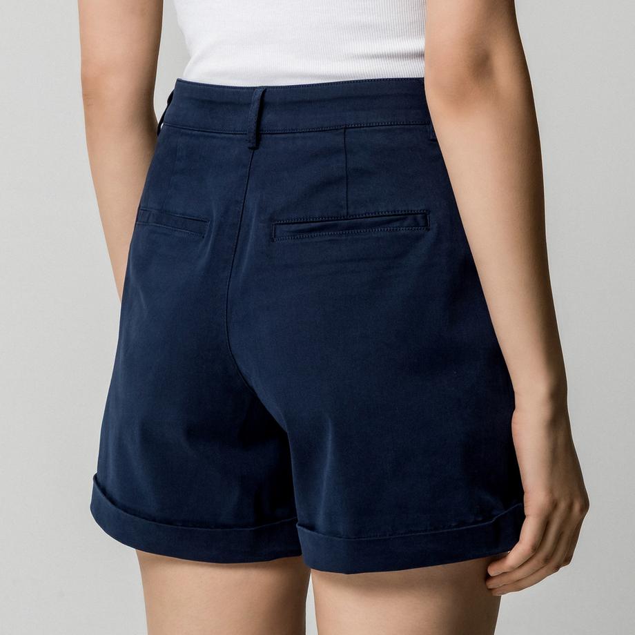 Manor Woman Short Donna con Orlo Arrotolato  