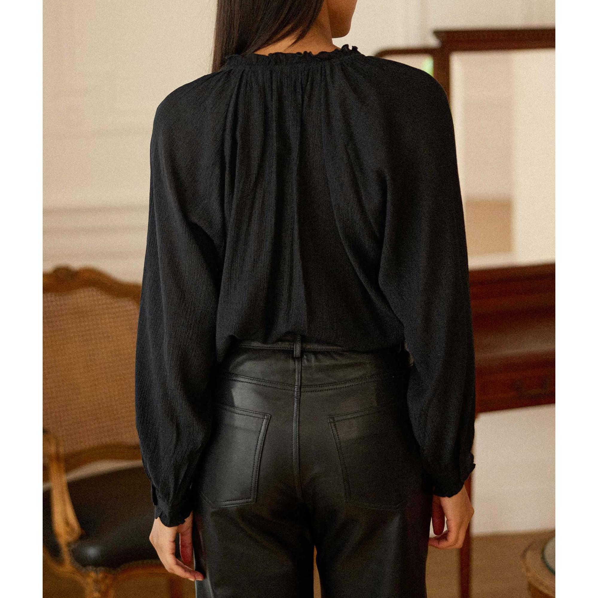 La Petite Etoile Chemisier à manches longues et volants  