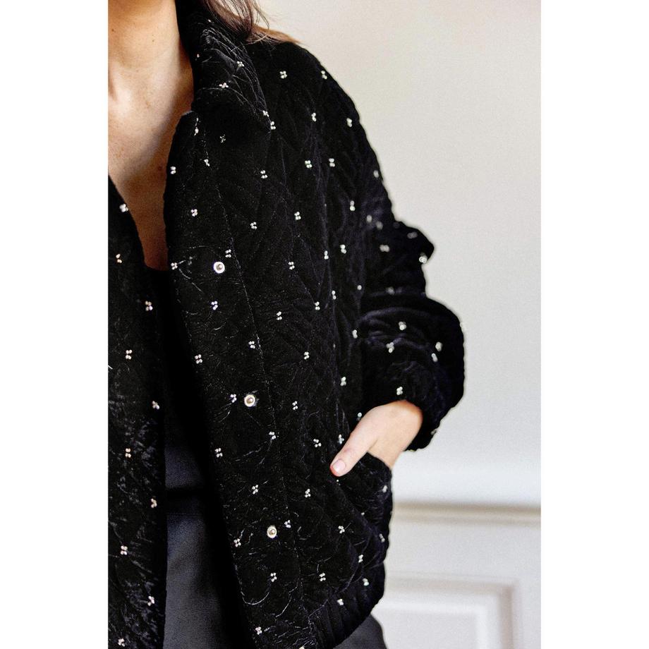 La Petite Etoile Gesteppte Bomberjacke mit Verzierungen  