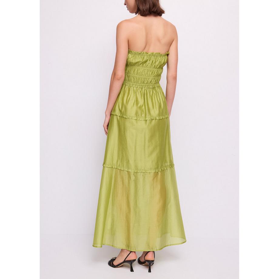 GAUDI Trägerloses gestuftes Maxikleid  