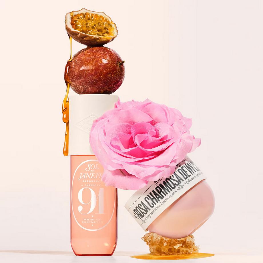 SOL de Janeiro  Rosa Charmosa™ Dewy Cream - Körpercreme mit blumig-fruchtigem Duft 