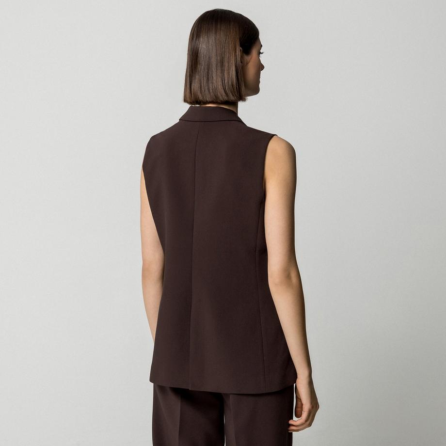 Manor Woman Gilet Blazer Senza Maniche Vestibilità Regolare  