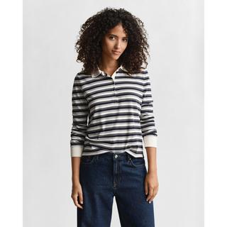 GANT Gestreiftes Langarm Polo Shirt  