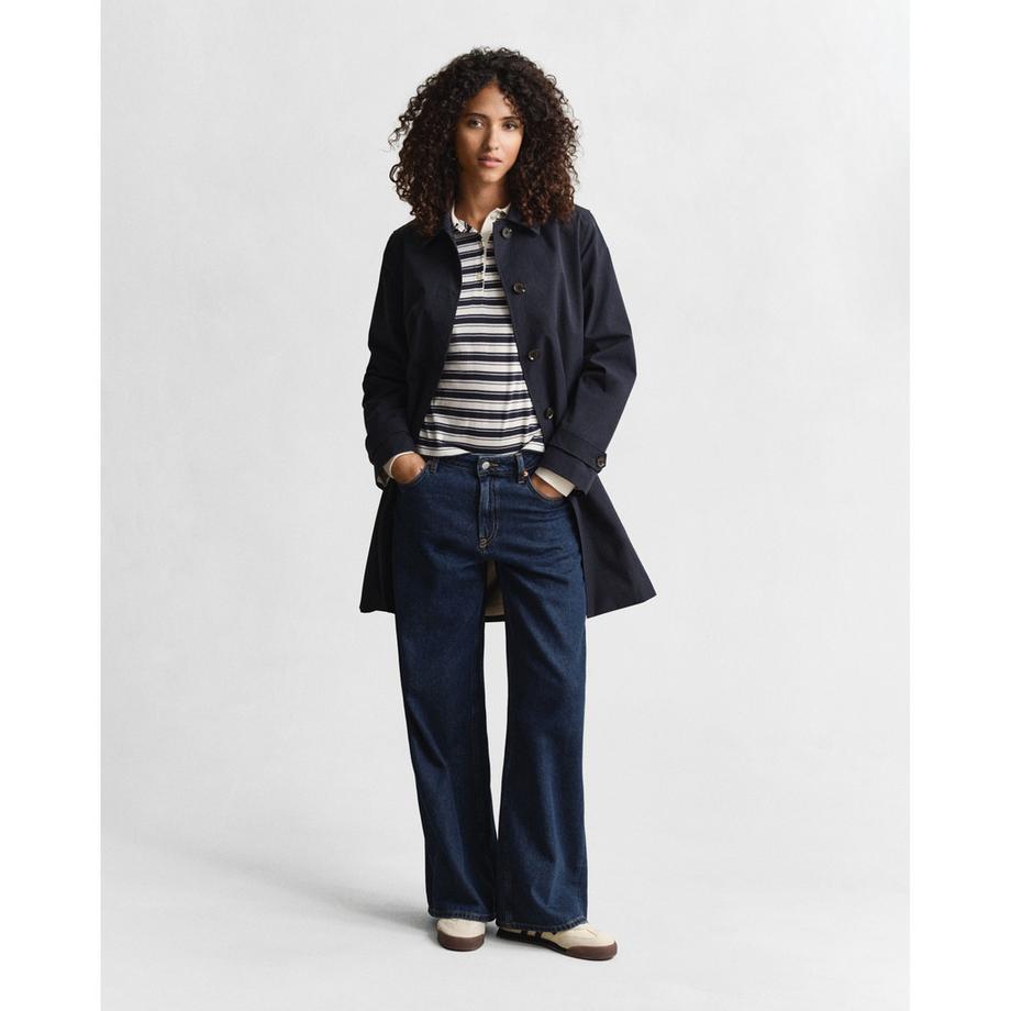 GANT Gestreiftes Langarm Polo Shirt  