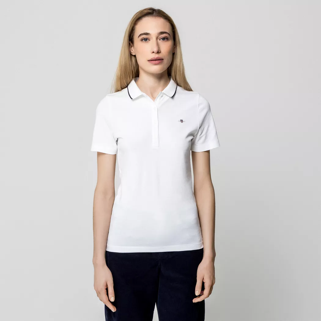Gant - Polo Shirt, für Damen, Weiss, Größe S