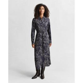 GANT Robe Chemise Manches Longues à Motif Floral  