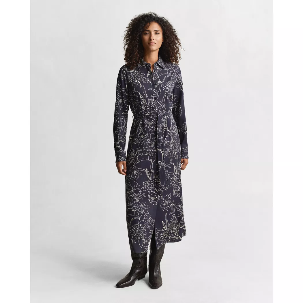 Gant - Kleid, für Damen, Multicolor, Größe 34