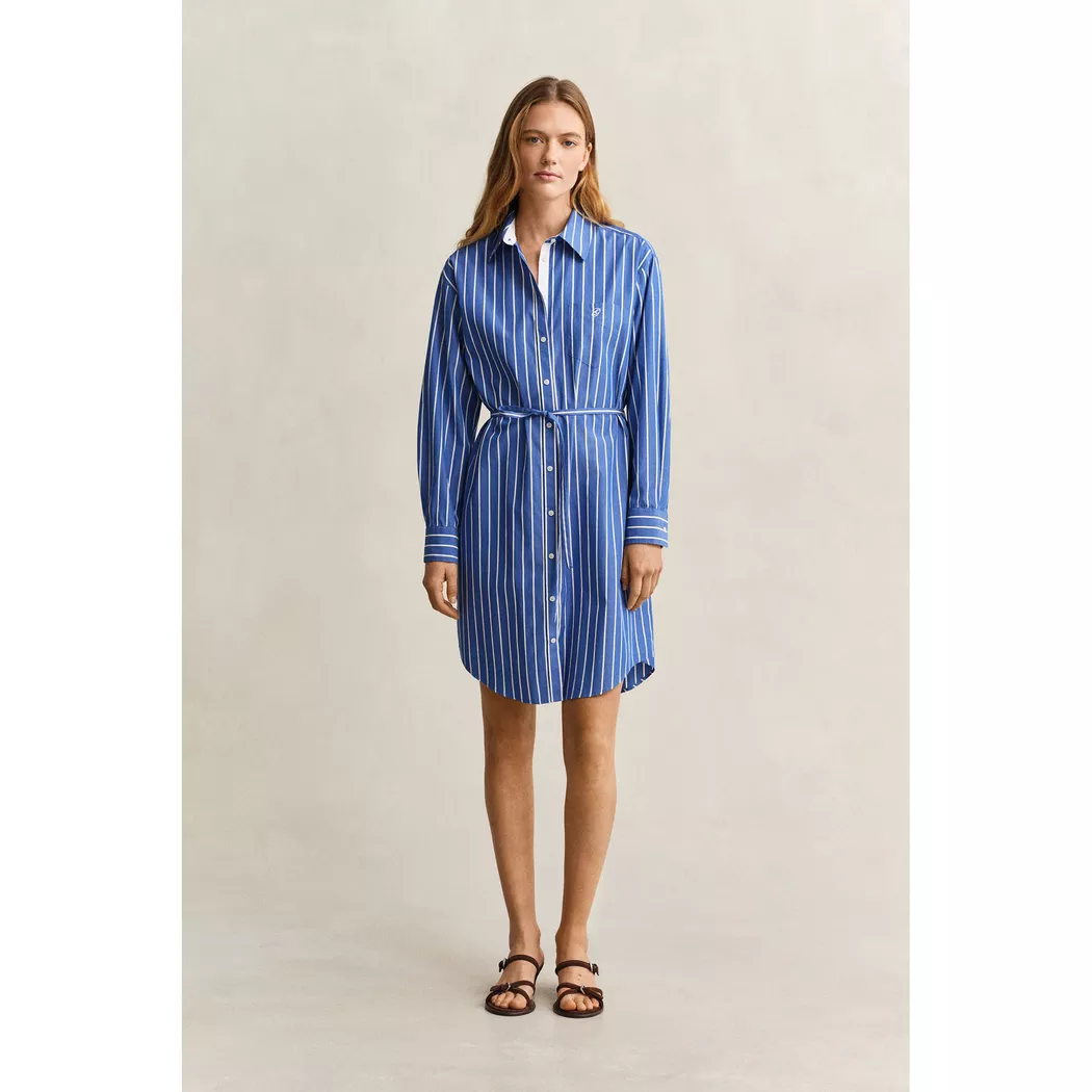 Gant - Blusenkleid, für Damen, Blau Größe 40