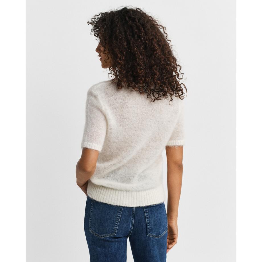 GANT Maglione a Maniche Corte Misto Mohair  