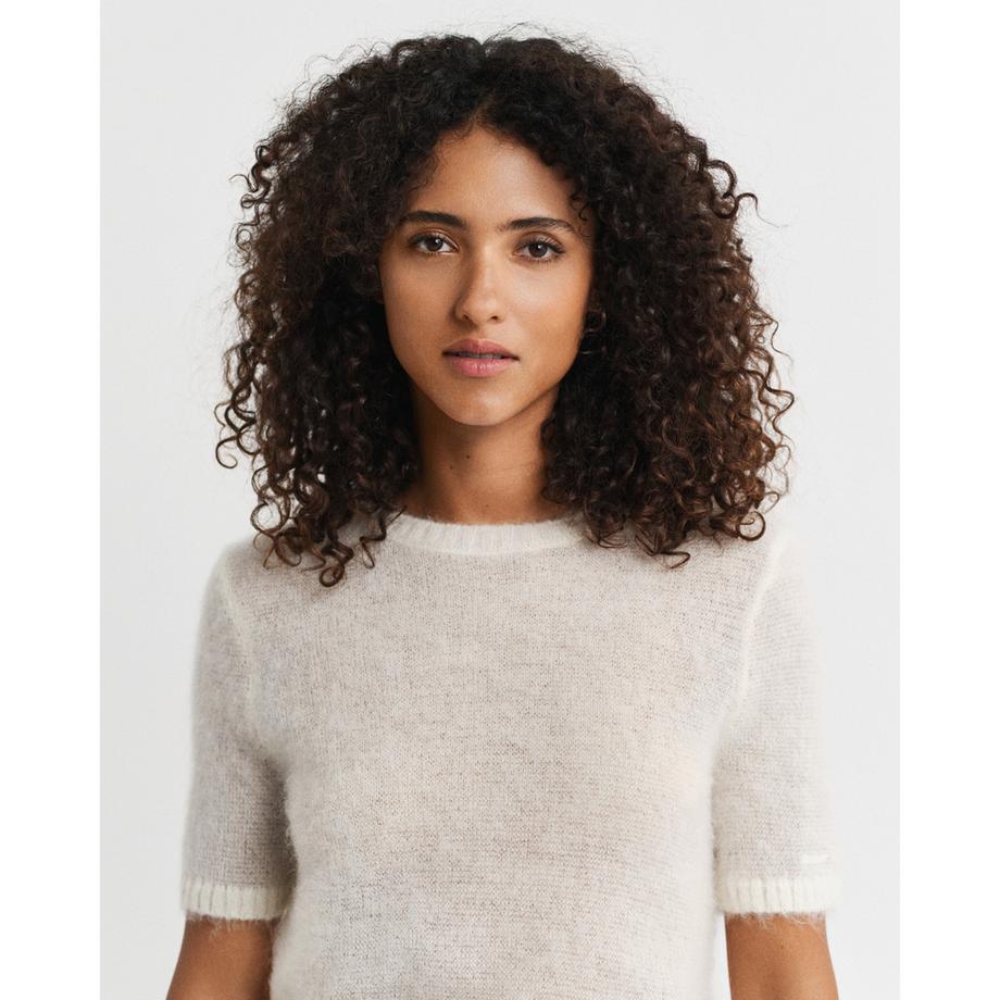 GANT Maglione a Maniche Corte Misto Mohair  